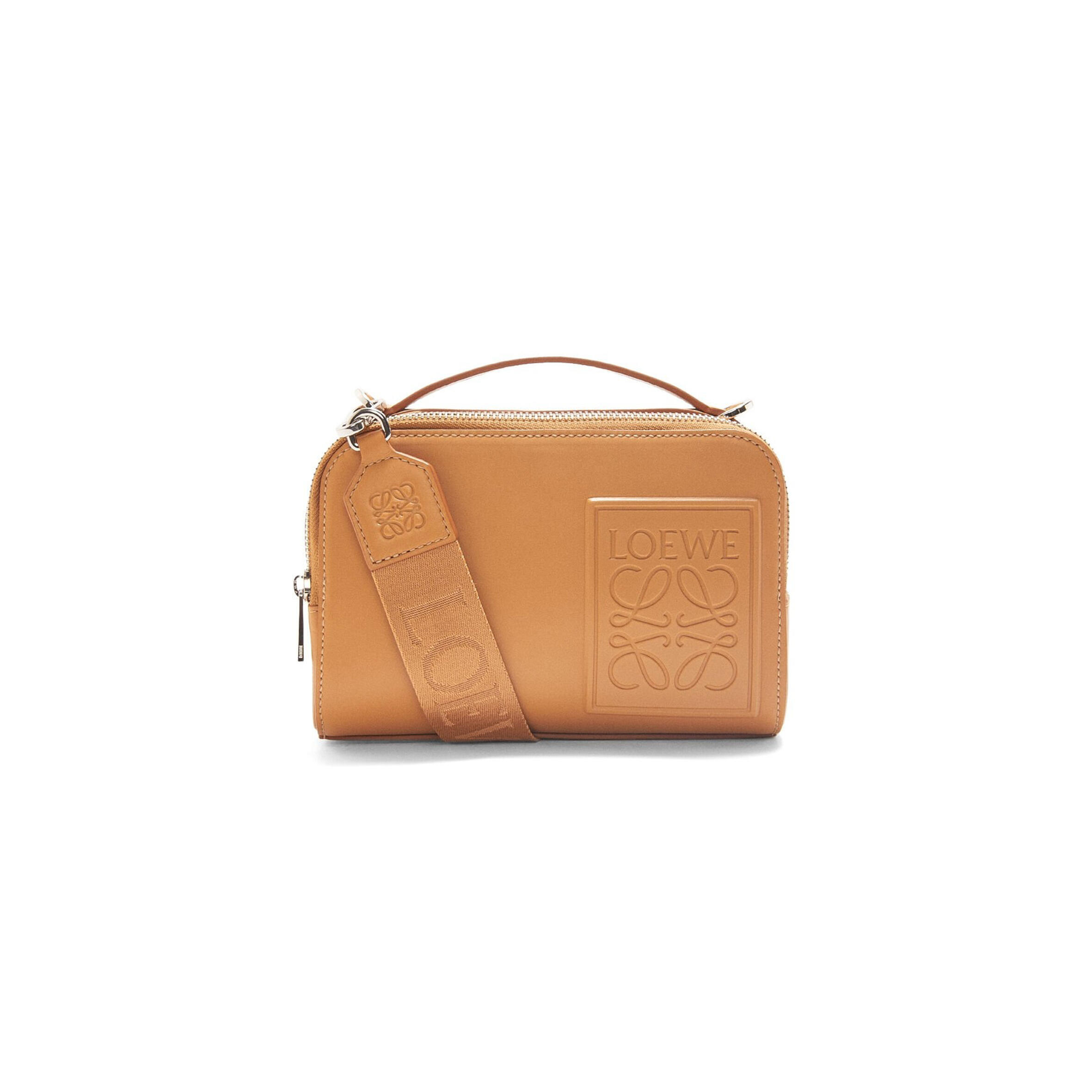 LOEWE MINI CROSSBODY CAMERA BAG IN SATIN CALFSKIN C565R41X05 (18*13*8.5cm)